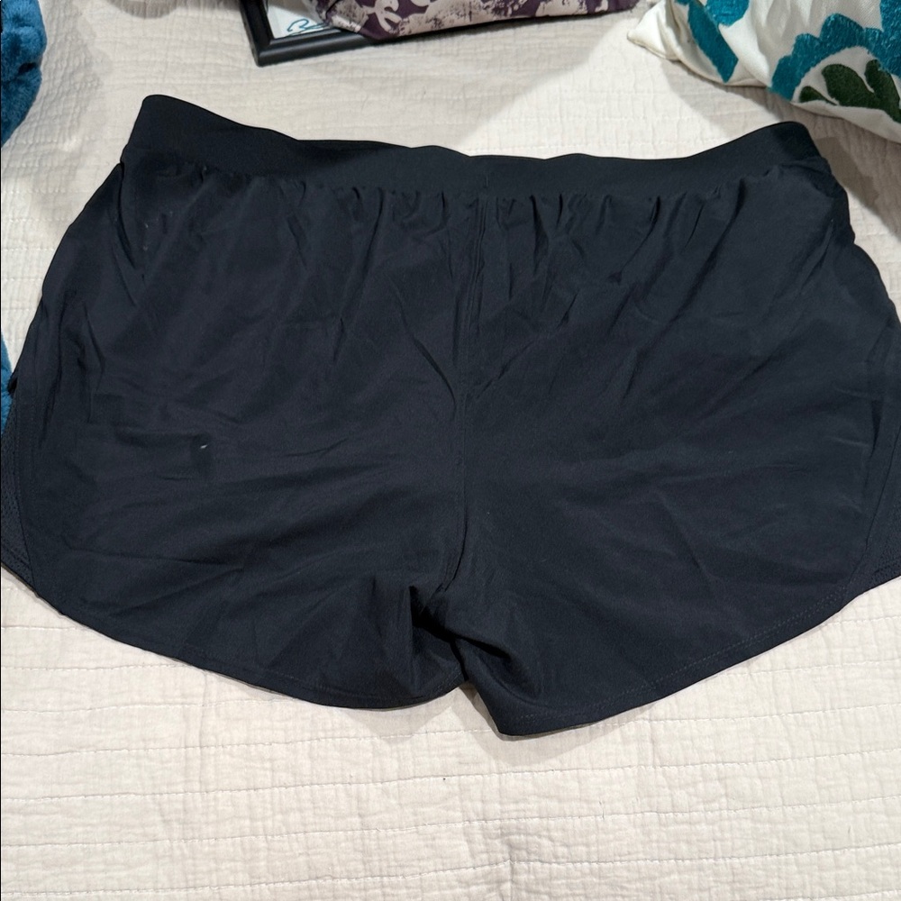 Under Armour Women's Athletic Black Shorts - Picture 3 of 4